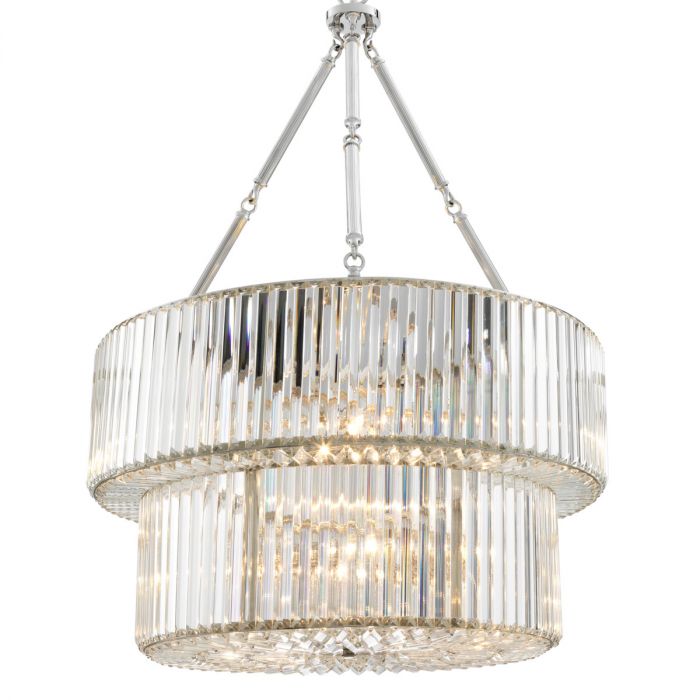 Chandelier Infinity Double nickel finish