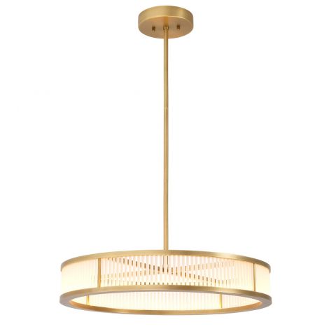 Chandelier Thibaud 70 cm antique brass finish
