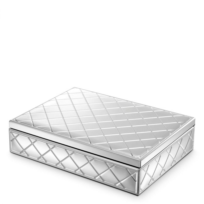 Caja Cordo acabado plata