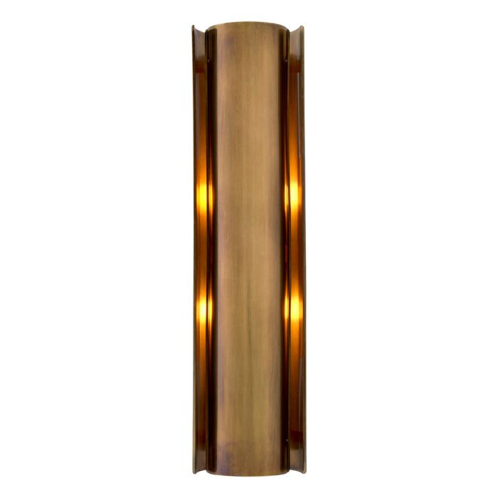 Wall Lamp Vergé L vintage brass finish