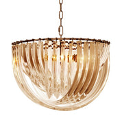 Chandelier Murano champagne color ø 50 x H. 33 cm