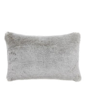 Scatter cushion Alaska faux fur light grey rect.