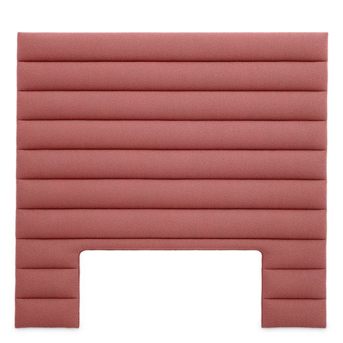Cabecero Shermin bouclé rosa