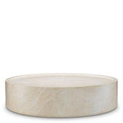 Mesa de centro para exteriores Joshua L imitación travertino