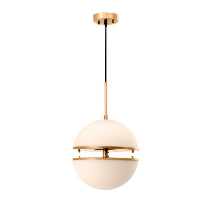 Hanging Lamp Spiridon Single antique brass finish