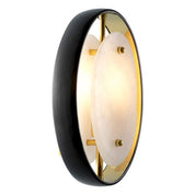 Aplique Trissoni gunmetal acabado oro