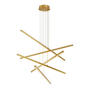Chandelier Kimpton antique brass finish
