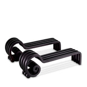 Andiron Mardor black finish set of 2