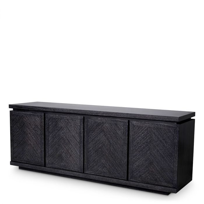 Dresser Bowen charcoal grey oak veneer