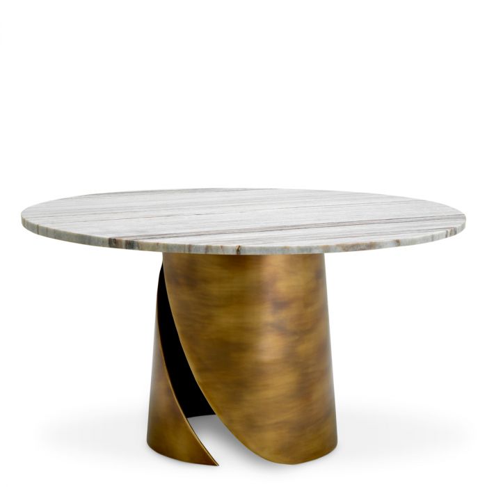 Coffee Table Nuova vintage brass finish