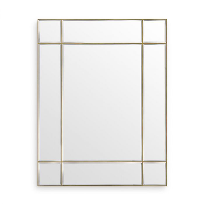 Mirror Beaumont XL vintage brass finish