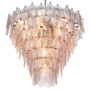 Chandelier Verbier L nickel finish