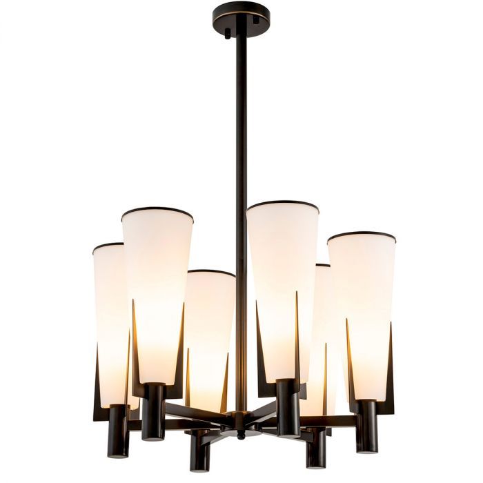 Chandelier Dino bronze highlight finish