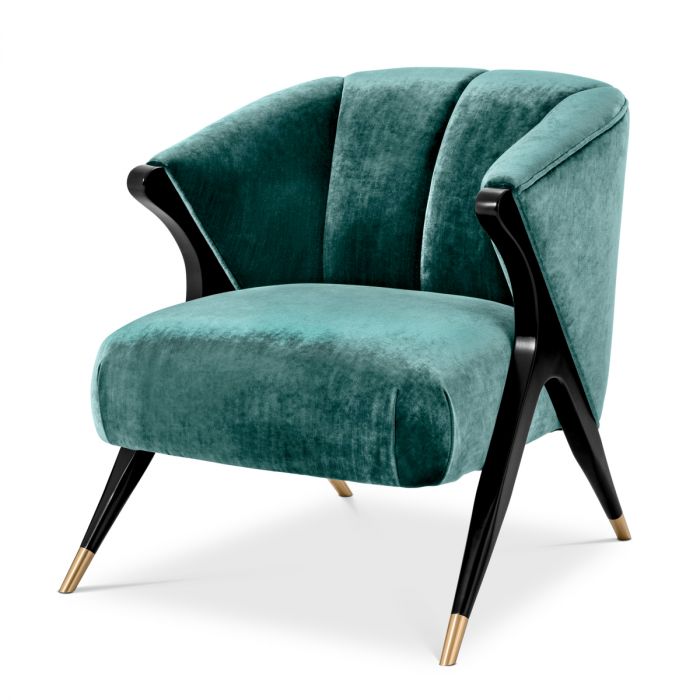 Silla Pavone verde egeo