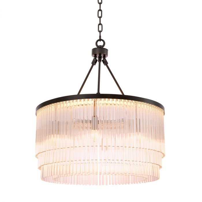 Chandelier Hector S bronze highlight finish