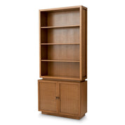 Gabinete Borchard chapado en roble caramelo