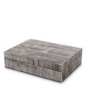 Caja Lucille L negro blanco