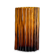Vase Vivente S amber glass