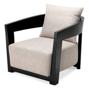 Silla Rubautelli acabado negro loki natural