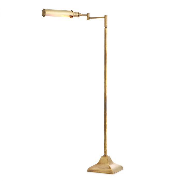 Floor Lamp Kingston vintage brass finish