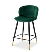 Counter Stool Volante roche dark green velvet