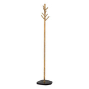 Coatrack Stern vintage brass finish black marble base