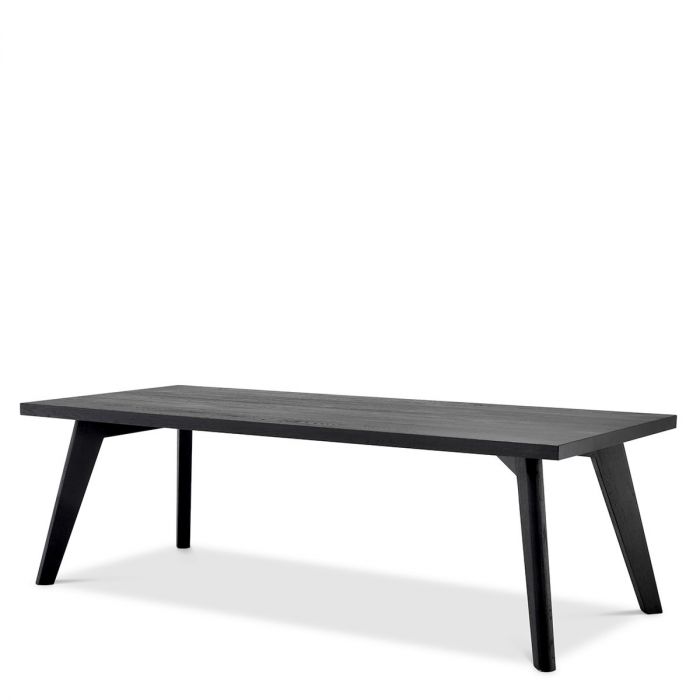 Dining Table Biot 240 x 100 cm black oak