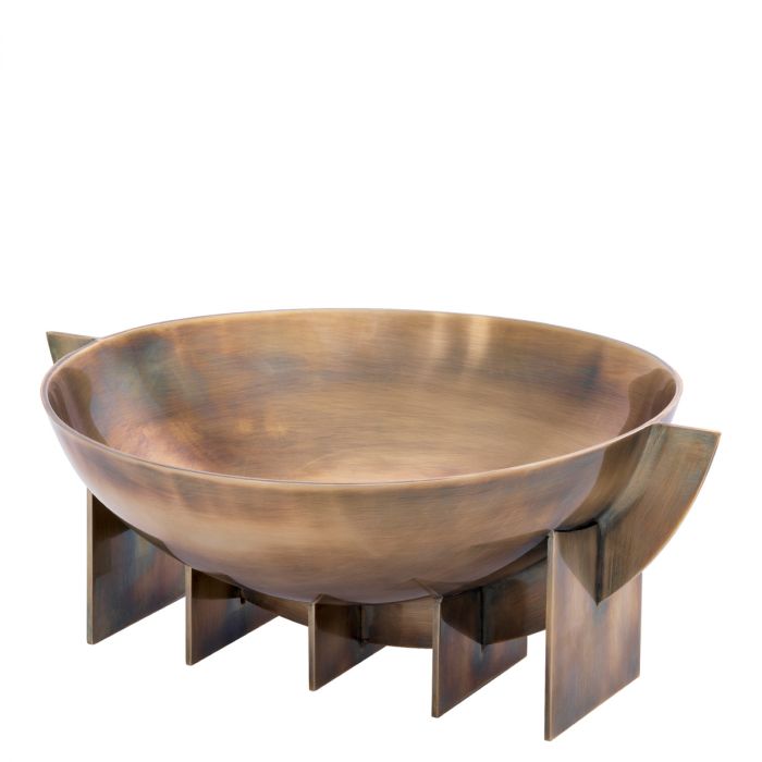 Bowl Bismarck vintage brass finish