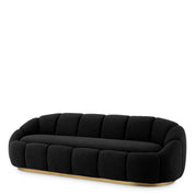 Sofá Inger bouclé negro