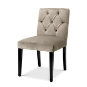 Dining Chair Atena savona greige velvet