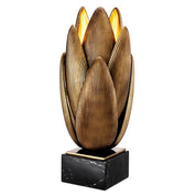 Table Lamp Blossom vintage brass finish