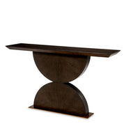 Mesa Consola Spring chapada en roble moca