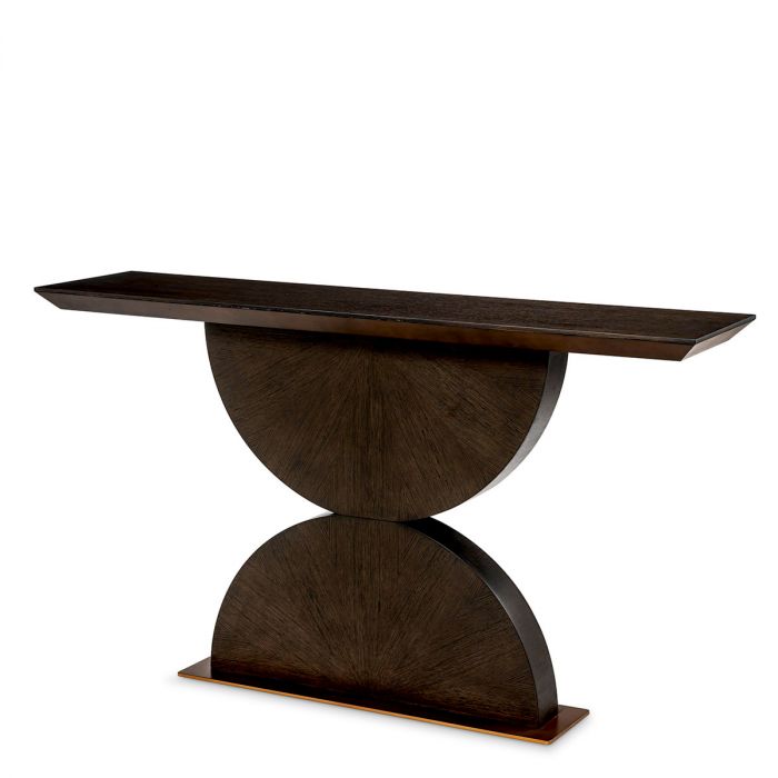 Mesa Consola Spring chapada en roble moca
