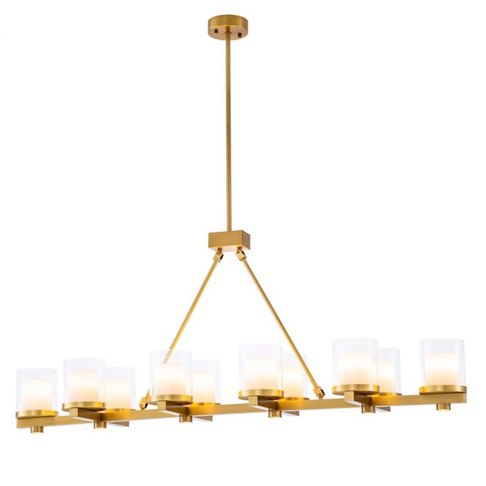 Chandelier Donovan antique brass finish
