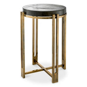 Side Table Claremont vintage brass finish