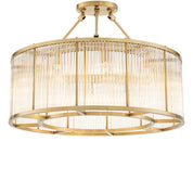Ceiling Lamp Bernardi L antique brass finish