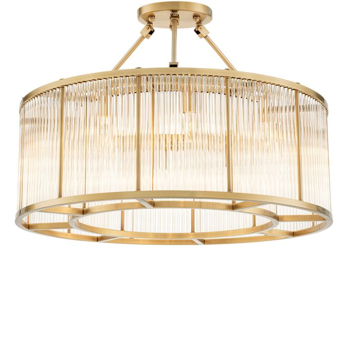 Ceiling Lamp Bernardi L antique brass finish