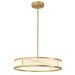 Chandelier Thibaud 70 cm antique brass finish