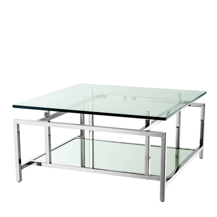 Mesa de centro Superia acero inoxidable pulido