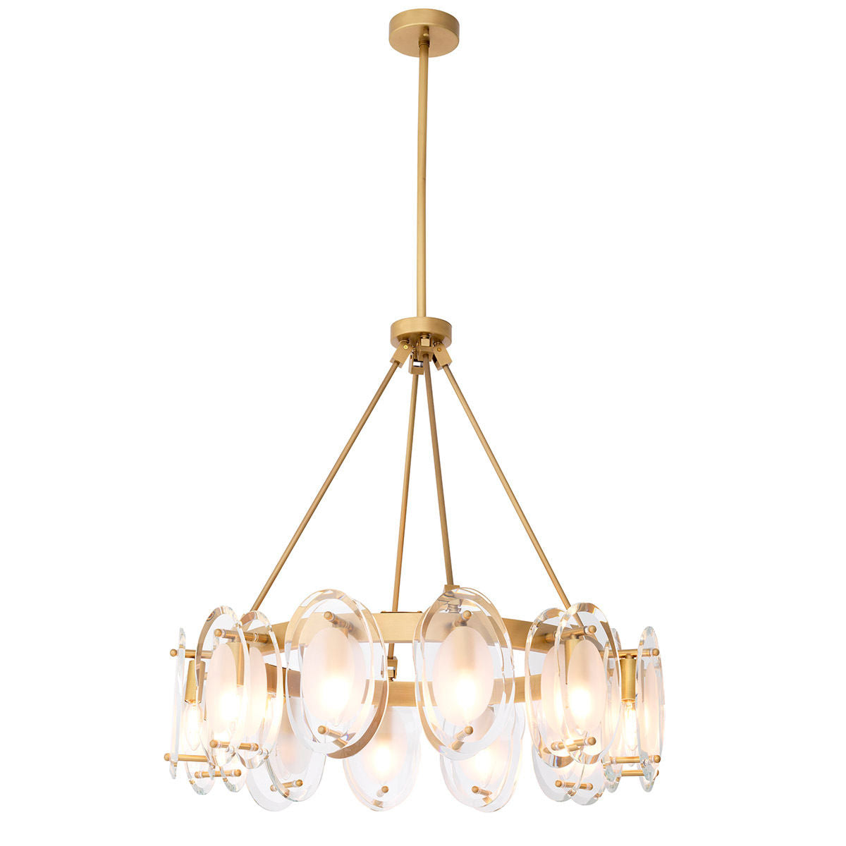 Chandelier Sublime antique brass finish