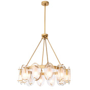 Chandelier Sublime antique brass finish