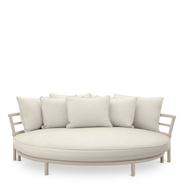 Cama de exterior Laguno sand lewis blanquecino/gris