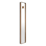 Mirror Megaro brushed brass finish