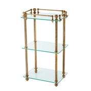 Bathroom Rack Devon vintage brass finish