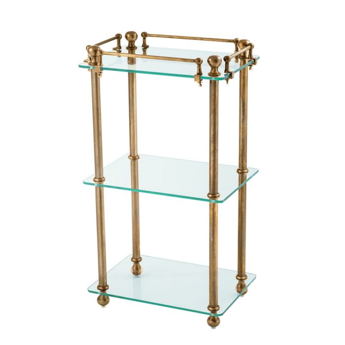 Bathroom Rack Devon vintage brass finish