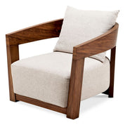 Chair Rubautelli walnut veneer loki natural