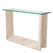Mesa consola Fortuna travertino