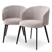 Dining Chair Lloyd with arm sisley grey set of 2