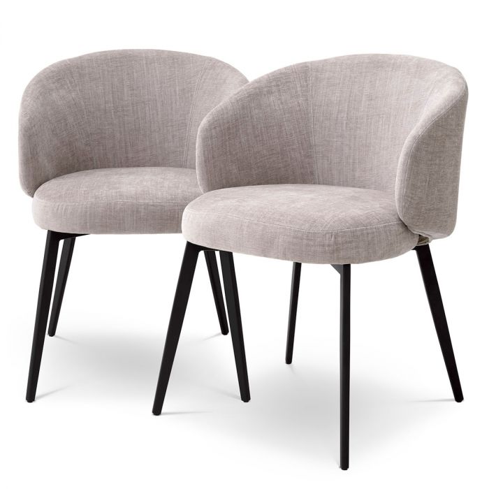 Dining Chair Lloyd with arm sisley grey set of 2