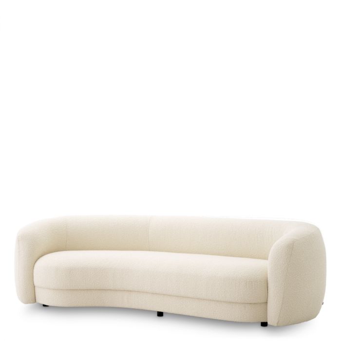 Sofá Blaine bouclé marfil